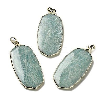 Natural Amazonite Pendants G-A099-01G-05-1
