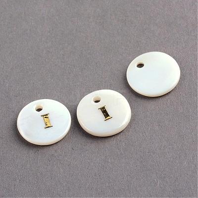 Freshwater Shell Pendants SSHEL-S249-I-1