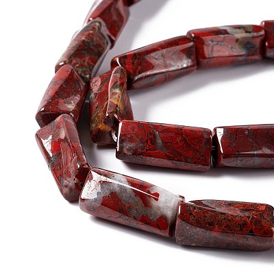 Natural Brecciated Jasper Beads Strands G-L240-14-1