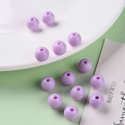 Opaque Acrylic Beads MACR-S370-C10mm-A03-1