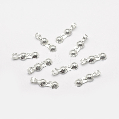 925 Sterling Silver Bead Tips STER-P032-17S-1