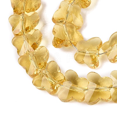 Transparent Glass Beads Strands GLAA-Q118-01A-B13-1