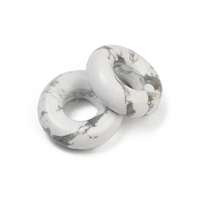 Natural Howlite Pendants G-G202-07M-1