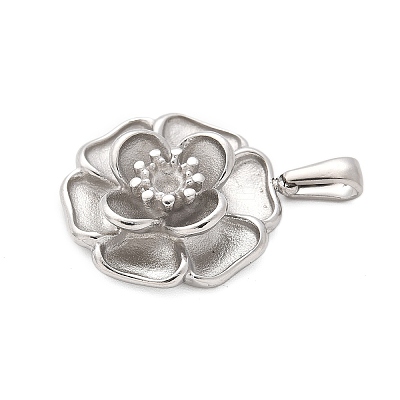 304 Stainless Steel Pendants STAS-Q349-01F-P-1