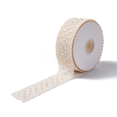 10 Yards Polyester Lace Trim Ribbon OCOR-C004-06D-1