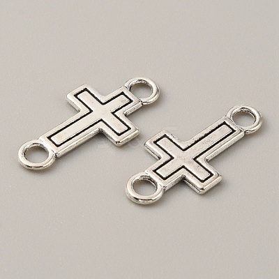 Tibetan Style Alloy Connector Charms FIND-CJC0007-42K-1