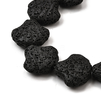 Dyed Natural Lava Rock Beads Strands G-A264-A04-01C-1