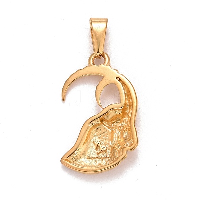 Ion Plating(IP) 304 Stainless Steel Pendants LS-STAS-D165-14G-06-1