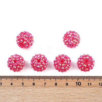 AB-Color Resin Rhinestone Beads RESI-S315-14x16-09-1