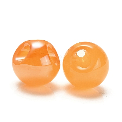 Opaque Acrylic Beads OACR-G012-03C-1