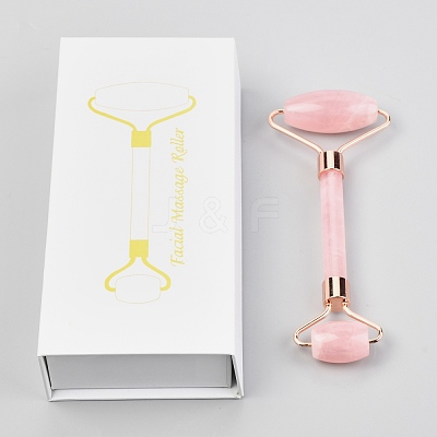 Natural Rose Quartz Massage Tools G-O197-01G-1