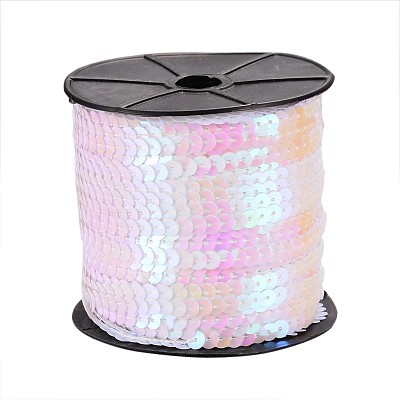 White With AB Color Paillette/Sequins Roll X-BS319Y-1
