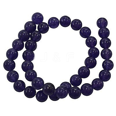 Natural Gemstone Amethyst Round Beads X-Z0SYS013-1