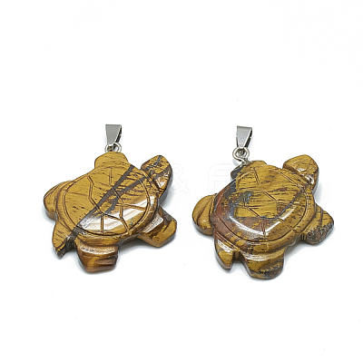 Natural & Synthetic Mixed Stone Pendants G-T091-M-1