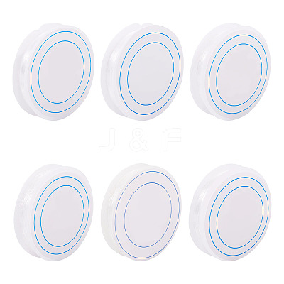 6 Rolls 6 Styles Elastic Crystal Thread EW-TA0001-03-1