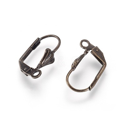 Brass Leverback Earring Findings EC561-AB-1