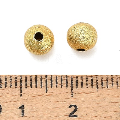 Round Brass Beads KK-A276-01B-G-1