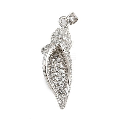 Brass Micro Pave Cubic Zirconia Pendants KK-A269-24P-1