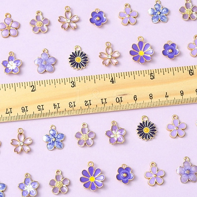 40Pcs 10 Styles Eco-Friendly Zinc Alloy Pendants FIND-FS0003-47-1