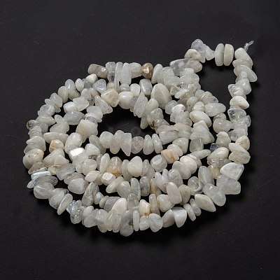 Natural Rainbow Moonstone Beads Strands X-G-A200-02-1