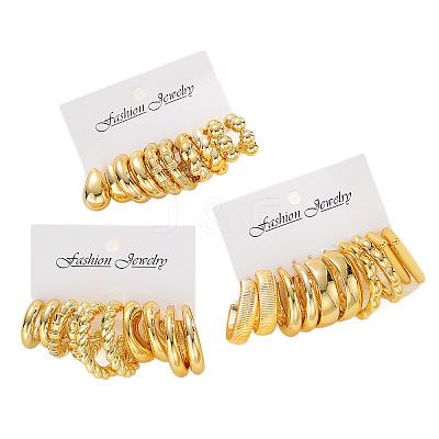 CCB Plastic Stud Earrings Sets for Women WG4BA1F-01-1