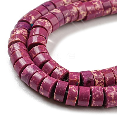 Synthetic Imperial Jasper Dyed Beads Strands G-D077-D01-01C-1