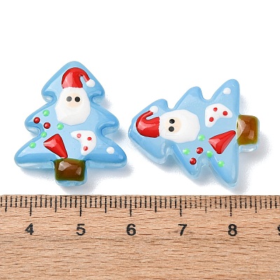 Christmas Theme Handmade Lampwork Beads LAMP-I027-07J-1