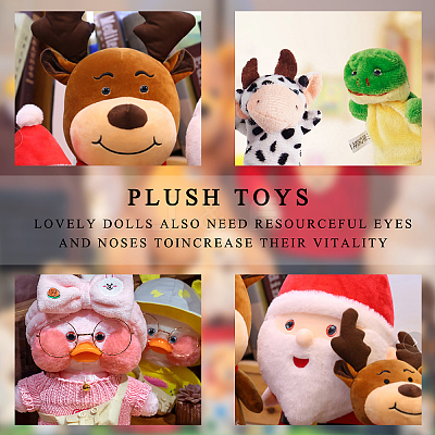 Plastic Doll Eyes DIY-PH0028-09-1