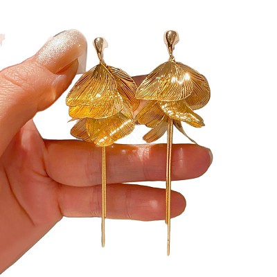 Brass Stud Earrings for Women WGDAEFE-01-1