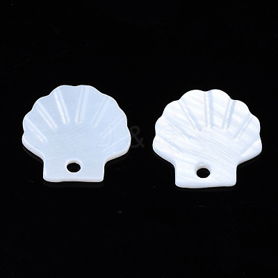 Natural Freshwater Shell Pendants SHEL-S278-035-1