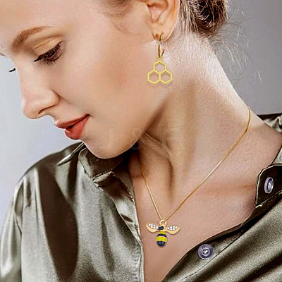 60Pcs 6 Styles Alloy Enamel Pendants FIND-ME0001-96-1