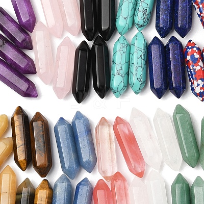 5Pcs Natural Blue Aventurine Healing Stones G-FS0005-83K-1