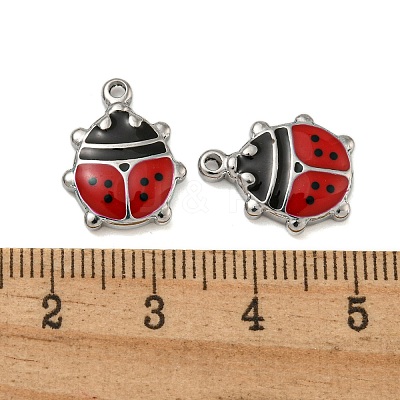 304 Stainless Steel Enamel Pendants STAS-Z081-03P-02-1