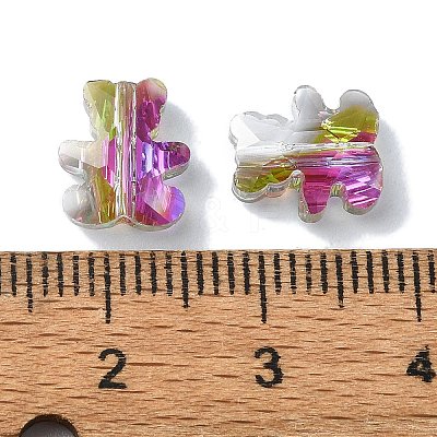 Electroplate Glass Beads EGLA-P059-01B-AB04-1