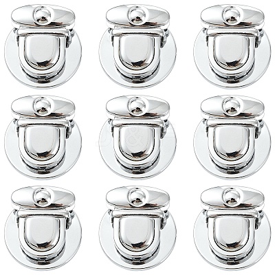10Pcs Alloy Bag Tuck Lock Clasps FIND-YW0010-92P-1