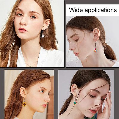 DIY 3D Flower Dangle Earring Making Kit DIY-SZ0008-56-1