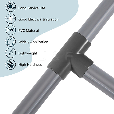 PCV Plastic Hollow Round Tubes AJEW-WH0473-76A-01-1