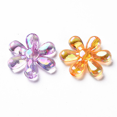 Transparent Acrylic Beads X-TACR-S154-35C-1