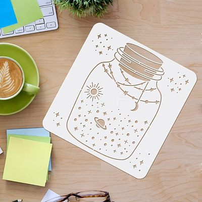 Plastic Reusable Drawing Painting Stencils Templates DIY-WH0172-439-1