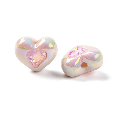 Plating Acrylic Beads OACR-Z022-01B-1