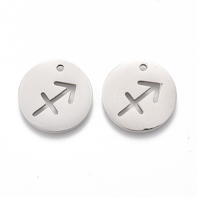 Tarnish Resistant 201 Stainless Steel Pendants STAS-Z001-B-12P-1