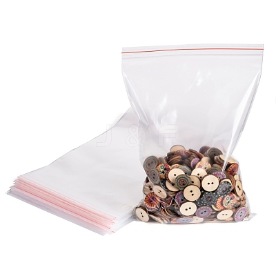 Plastic Resealable Packaging Bags OPP-Q002-16x24cm-1