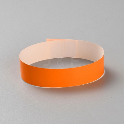 Synthetic Paper Polypropylene Disposable Wristbands BJEW-WH20009-07G-1