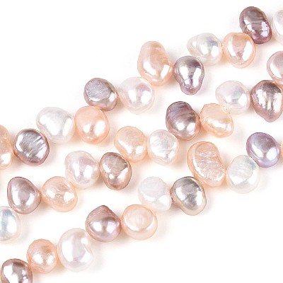 Natural Cultured Freshwater Pearl Beads Strands PEAR-T006-24-1
