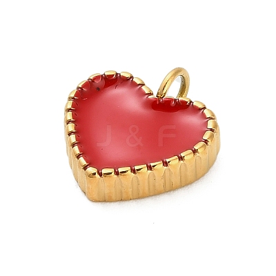 304 Stainless Steel Enamel Charms LS-STAS-F331-01A-G-1