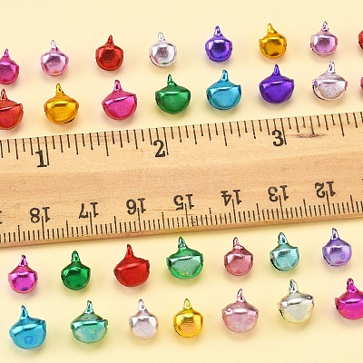 200Pcs 2 Styles Aluminum Bell Charms FIND-FS0003-80-1