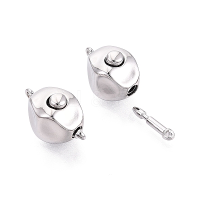 Brass Box Clasps KK-Q074-11P-1