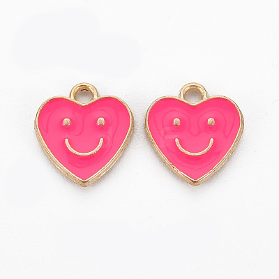 Alloy Enamel Charms X-ENAM-T016-12A-RS-1