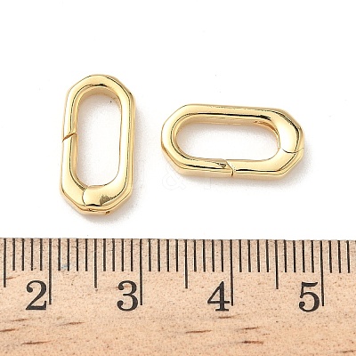 Brass Spring Gate Rings KK-R143-28G-01-1