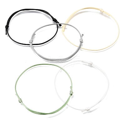 Eco-Friendly Korean Waxed Polyester Cord Bracelet Making BJEW-JB04256-1